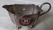 SILVER PLATED DINING TABLE MILK JUG FROM THE UNION CASTLE LINE VESSEL THE ARMADALE CASTLE